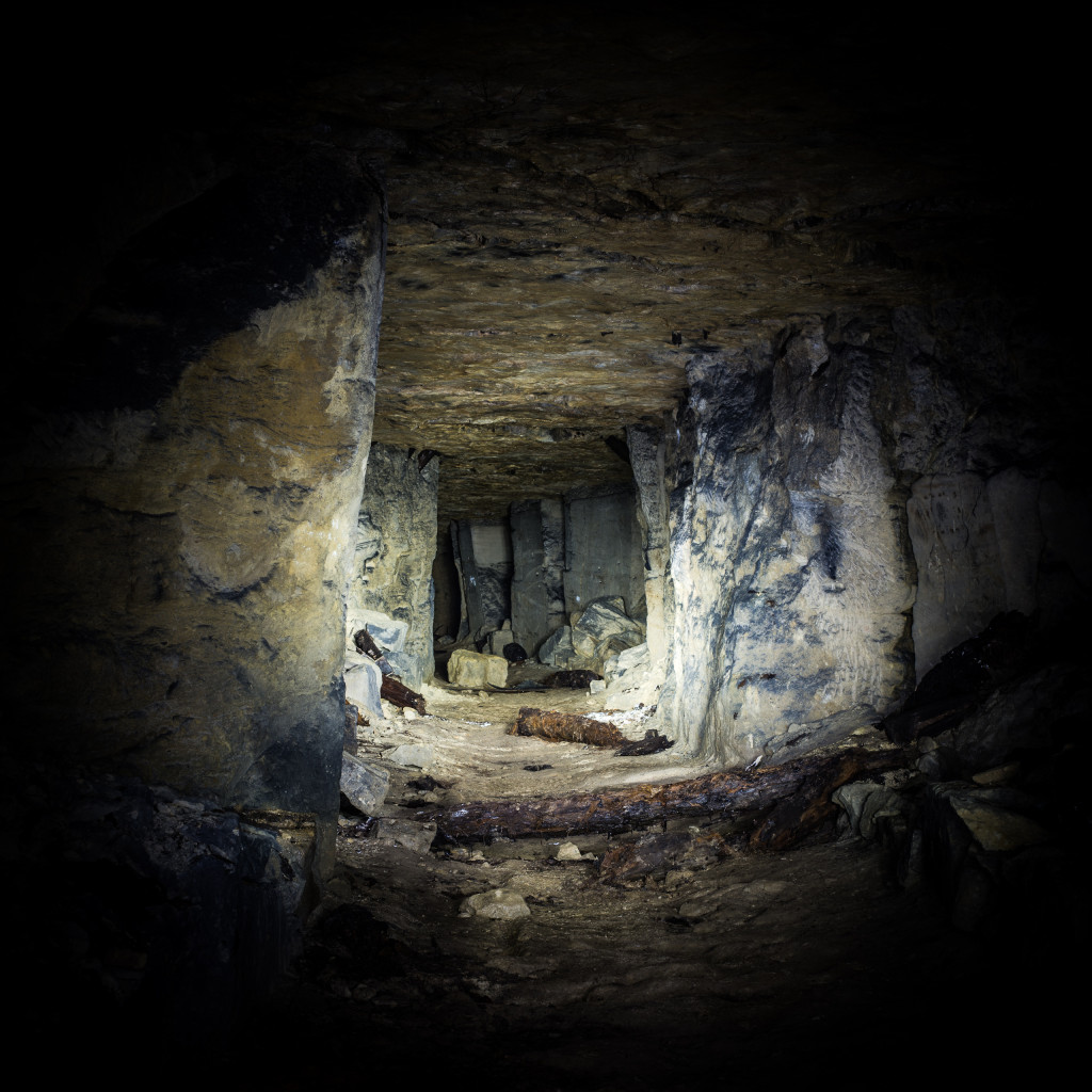 Dark Underground Tunnel